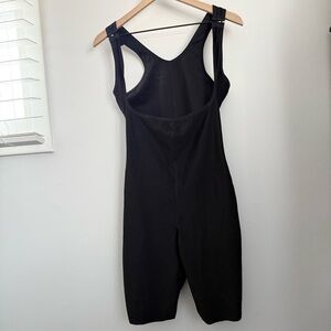 Isavela Large 2nd Stage GluteLifting Mid-Thigh Bodysuit High Back Black